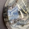 Resin art marble affect clock. - Image 3