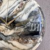 Resin art marble affect clock. - Image 5