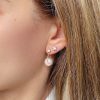 Baby Pearl Chain Earrings