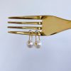 Baby Pearl Chain Earrings - Image 2