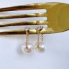 Baby Pearl Chain Earrings - Image 3