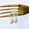 Baby Pearl Chain Earrings - Image 4
