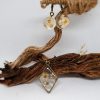 Vintage White Flowers Jewelry Set