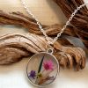 Pendant With Flowers - round 2