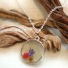 Pendant With Flowers - round 3