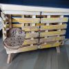 Two-tier rustic style, recycled wood cat bed