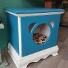 Repurposed bedside drawers cabinet pet bed - Image 8
