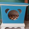 Repurposed bedside drawers cabinet pet bed - Image 5