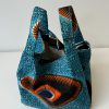 Handmade African Wax Print Tote Bag - Vibrant & Bold Statement Piece - Unique, Handcrafted and Stylish - Bold & Beautiful African Print Tote - Everyday Chic Tote Bag