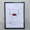 Framed Pebble Picture "She..." - Image 2