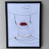 Framed Pebble Picture "She..." - Image 3