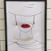 Framed Pebble Picture "She..."