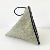 Clutch Bag Pyramid - Mint velvet - Image 2
