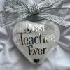 Personalized feathered bauble. New baby, wedding keepsake. - Image 6