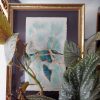 Kingfisher Watercolour Painting With Gilding - Image 2