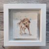Wet Dog: Framed Watercolour Painting - Image 3