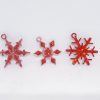 Christmas Ornaments Set 3 pcs - Red Color (small)