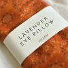 yogion Lavender eye pillow orange gold botanical
