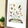 Seaglass and pebble art