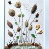 Seaglass and pebble art