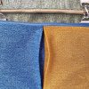 green with blue and mustard detail