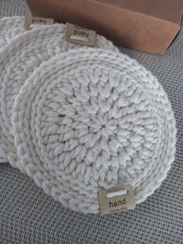 Cotton Coasters, Set of 4 - Image 3