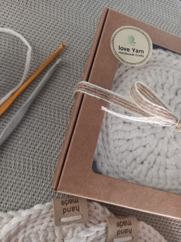 Cotton Coasters, Set of 4 - Image 4
