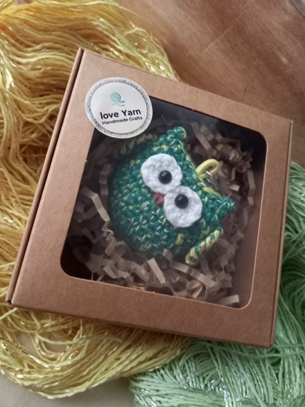 Crochet Owl Amigurumi Keychain, keyring! - Image 3