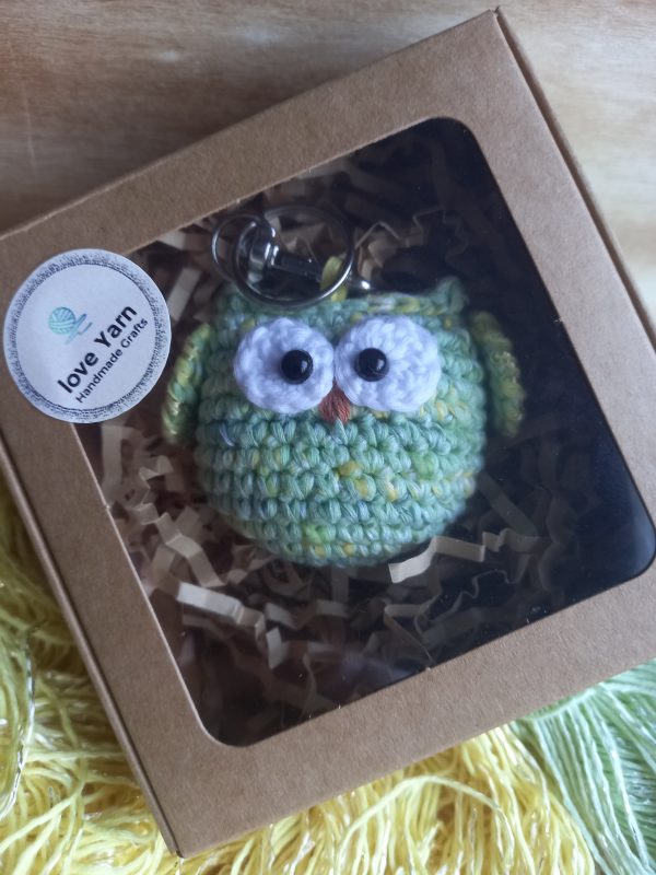 Crochet Owl Amigurumi Keychain, keyring! - Image 3