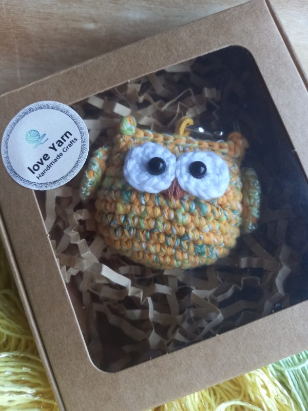 Crochet Owl Amigurumi Keychain, keyring! - Image 3