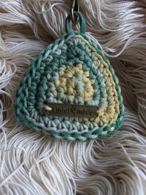 Crochet Heart Keychain, keyring! - Image 3