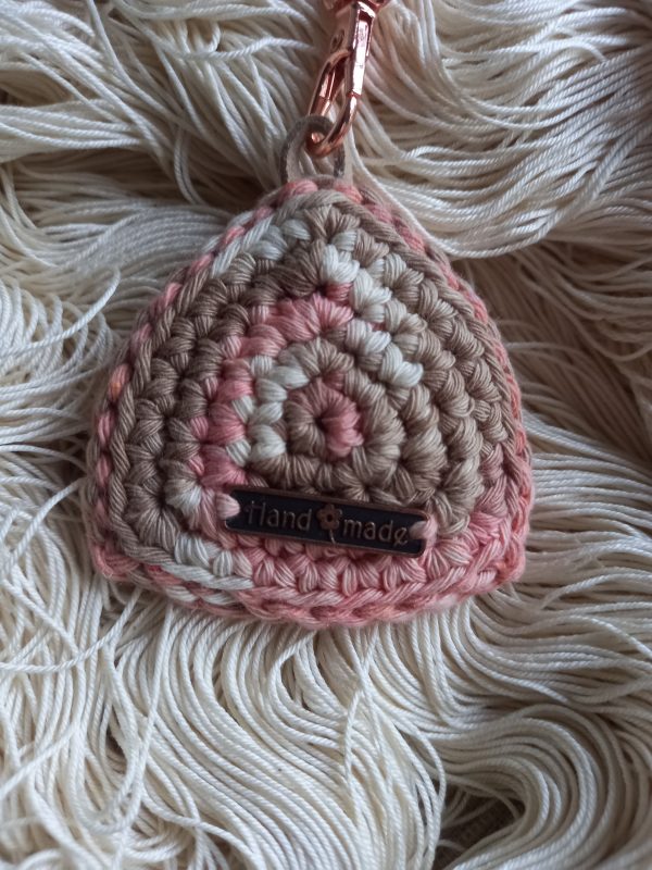 Crochet Heart Keychain, keyring! - Image 2