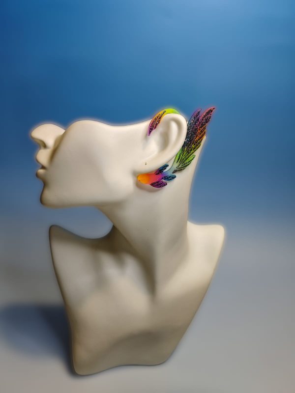 Fairy ear design on a mannequin
