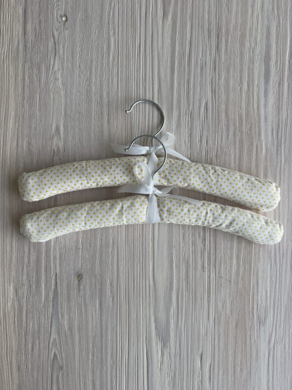 Handmade Kids Padded Hangers - Soft Fabric Baby Clothes Hangers with Bows - Nursery Closet Organizer - Baby Shower Gift Idea - Image 5