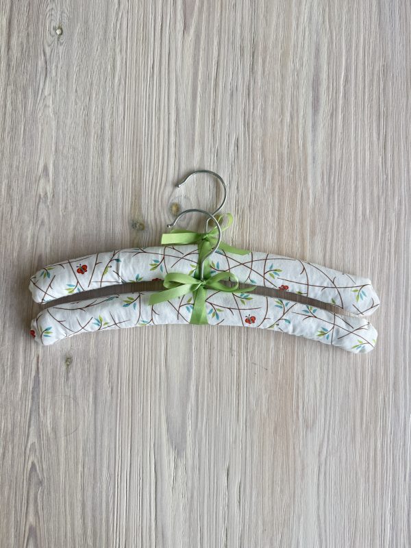 Handmade Kids Padded Hangers - Soft Fabric Baby Clothes Hangers with Bows - Nursery Closet Organizer - Baby Shower Gift Idea - Image 4