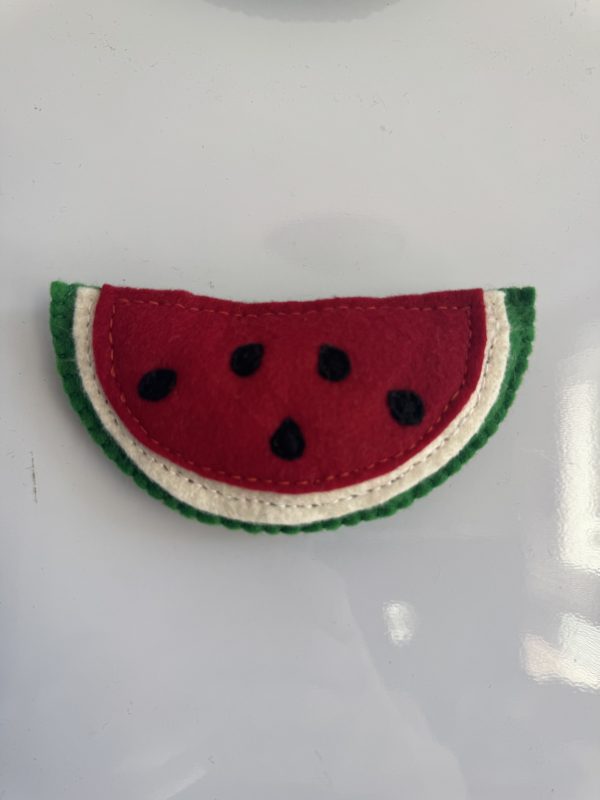 Playful Felt Watermelon Magnet