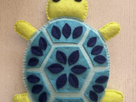 Adorable Felt Sea Turtle Plushie