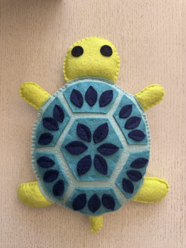 Adorable Felt Sea Turtle Plushie