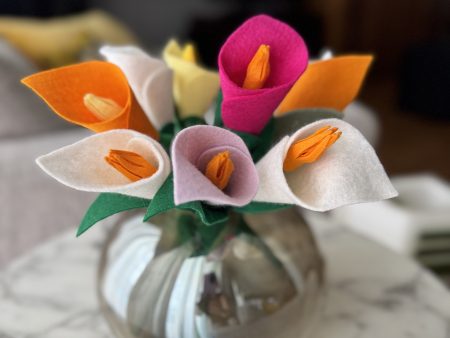 Spring Felt Flower Bouquet