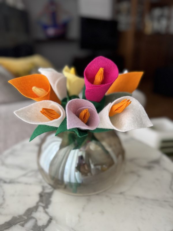 Spring Felt Flower Bouquet