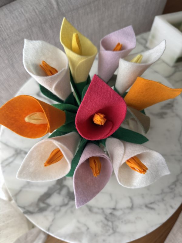 Spring Felt Flower Bouquet