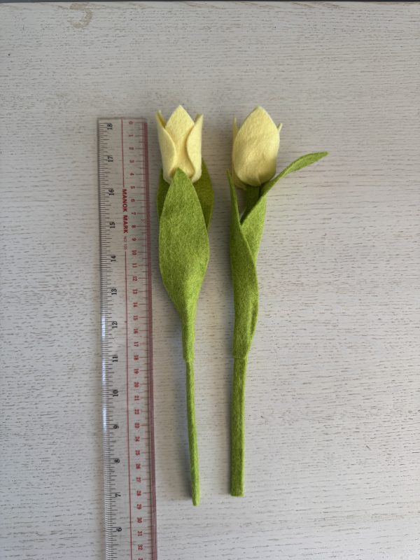 Handmade Felt Tulip -6 colours available - Image 9