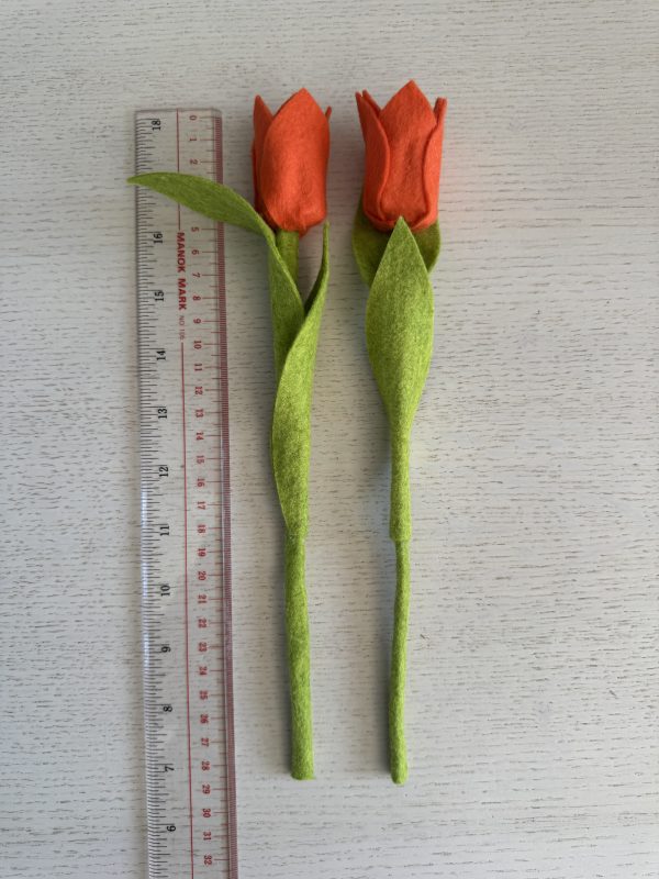 Handmade Felt Tulip -6 colours available - Image 8