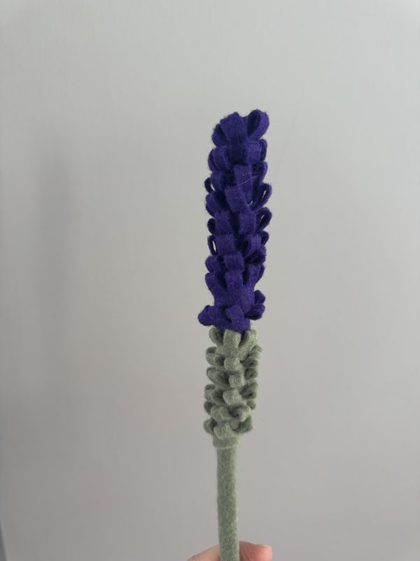 Handmade Felt Lavender Stem - 3 colours available - Image 2