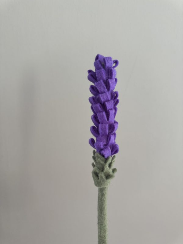 Handmade Felt Lavender Stem - 3 colours available - Image 3