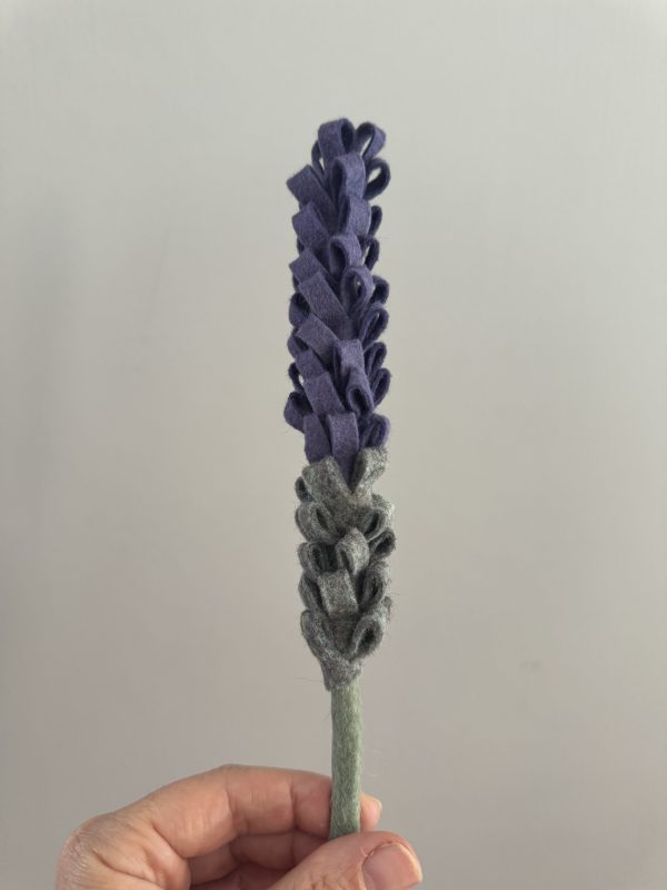 Handmade Felt Lavender Stem - 3 colours available - Image 4