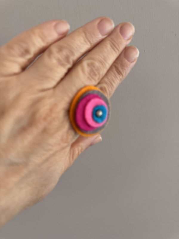 Adjustable Felt Ring- 4 colour combinations - Image 11