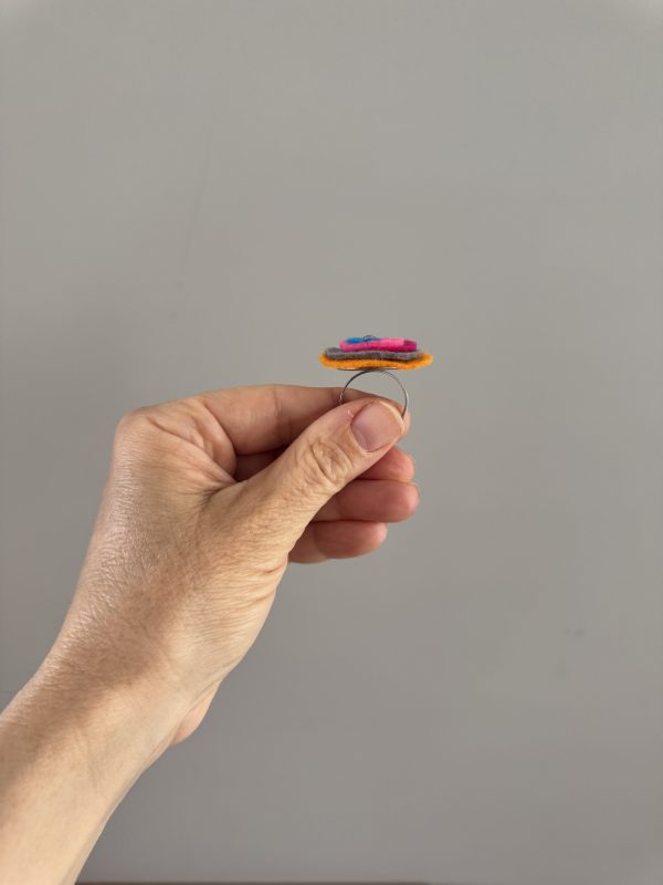 Adjustable Felt Ring- 4 colour combinations - Image 10