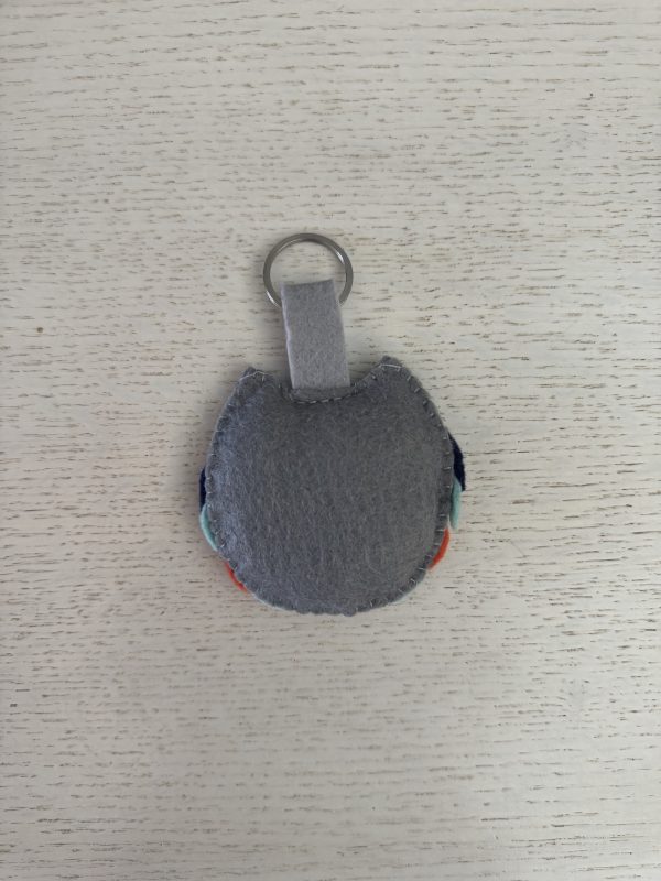 Cute Felt owl key ring - Image 5