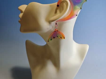 Mermaid ear on a mannequin